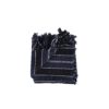 Compact Cotton Towel Large Navy Tones Folded