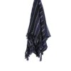 Compact Cotton Towel Large Navy Tones Hanging
